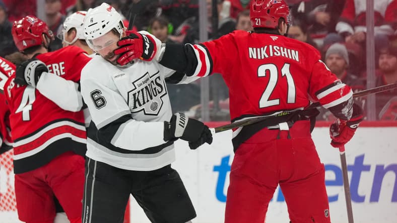 NHL: Los Angeles Kings at Carolina Hurricanes