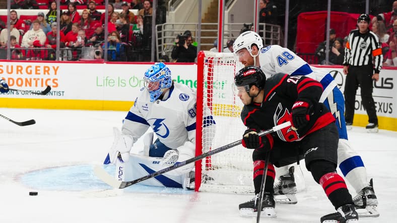 NHL: Tampa Bay Lightning at Carolina Hurricanes
