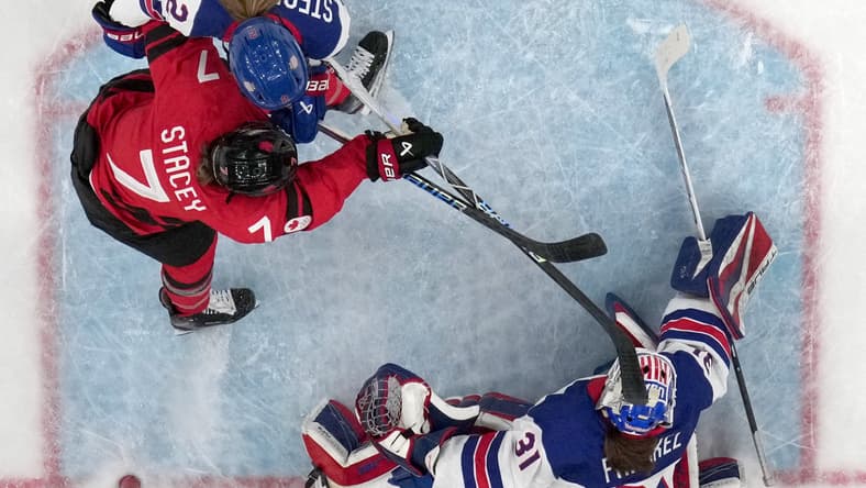 Olympics: Ice Hockey-Women Group A - CAN-USA