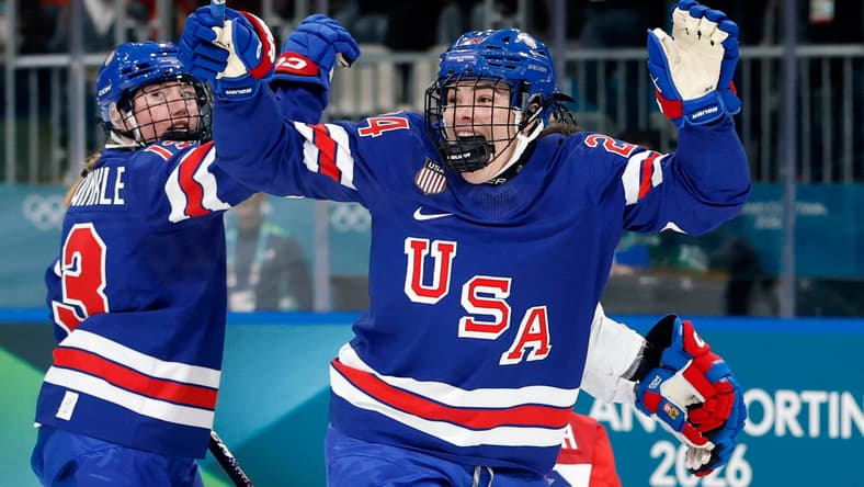 Olympics: Ice Hockey-Women Group A - USA-CZE