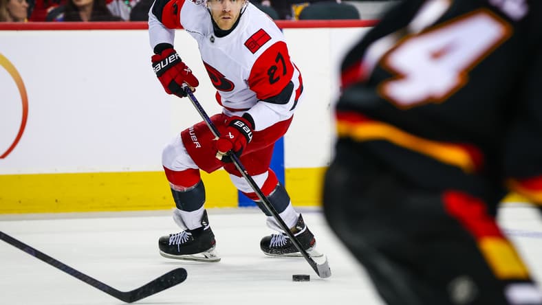 NHL: Carolina Hurricanes at Calgary Flames