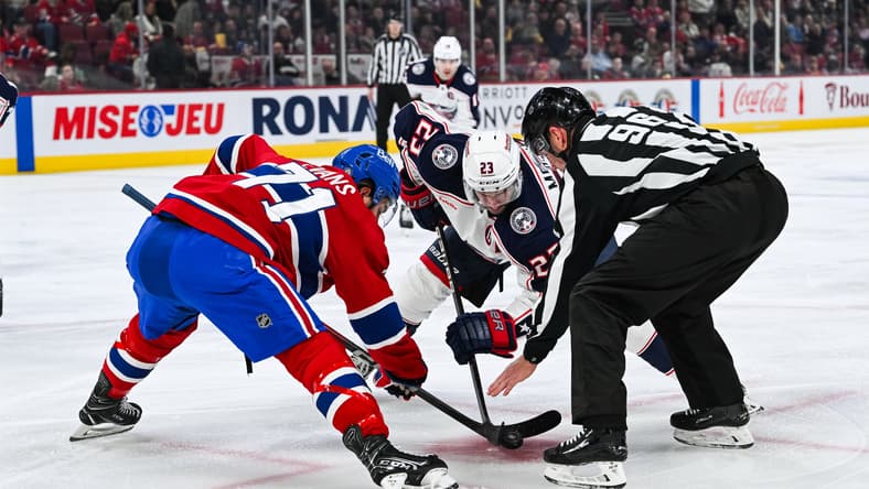 NHL: Columbus Blue Jackets at Montreal Canadiens