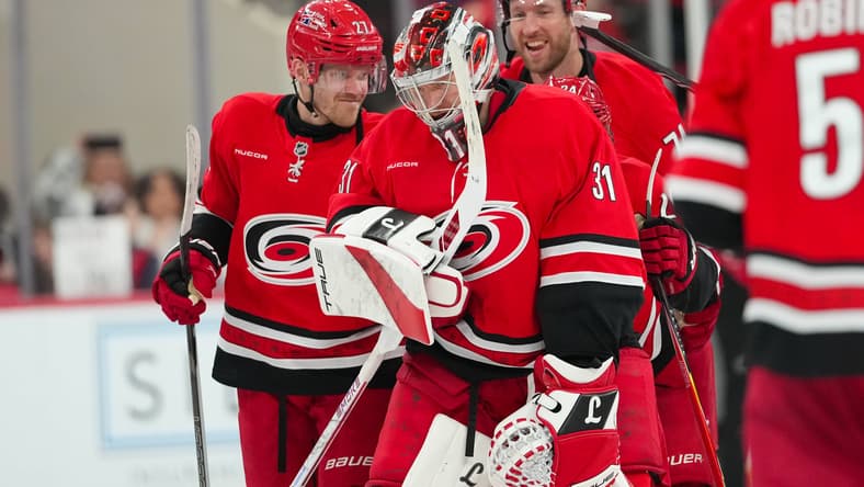 NHL: Detroit Red Wings at Carolina Hurricanes