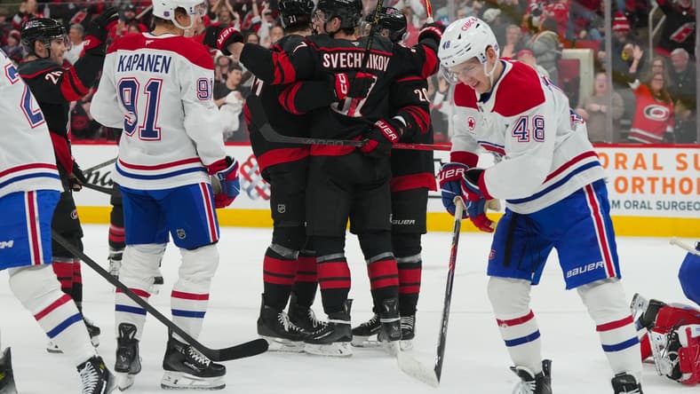NHL: Montreal Canadiens at Carolina Hurricanes