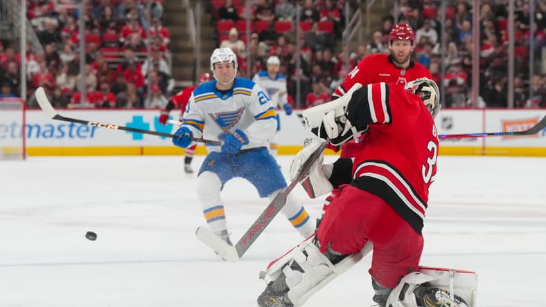 NHL: St. Louis Blues at Carolina Hurricanes