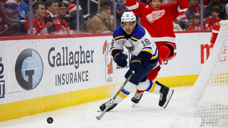 NHL: St. Louis Blues at Detroit Red Wings