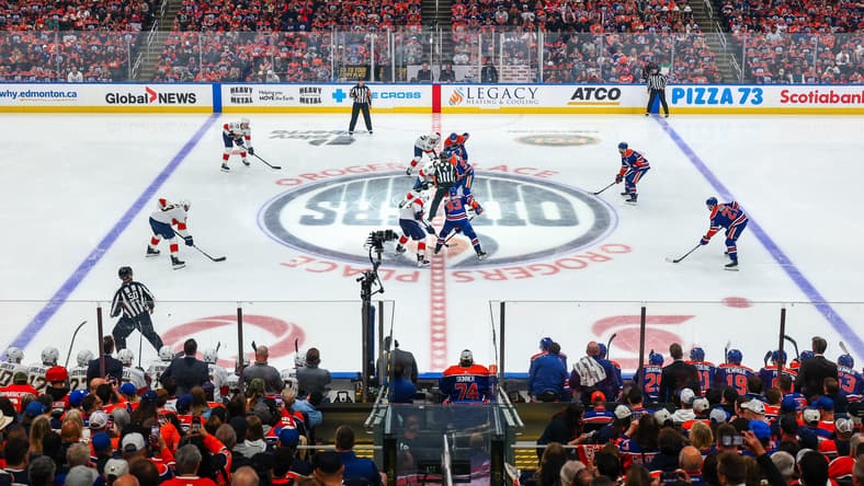 NHL: Stanley Cup Final-Florida Panthers at Edmonton Oilers