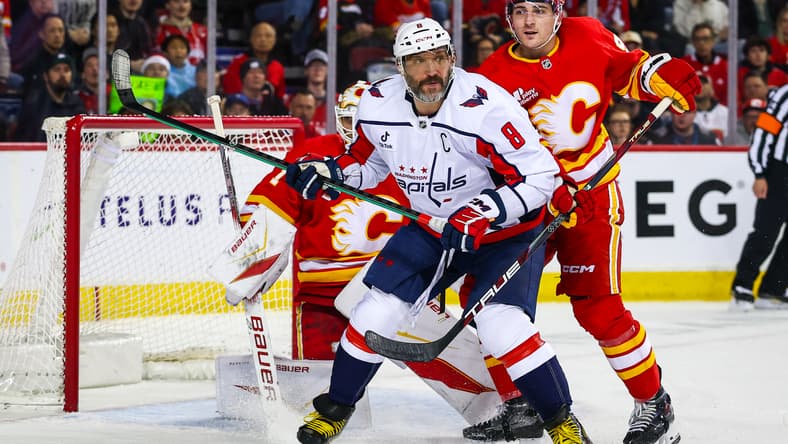 NHL: Washington Capitals at Calgary Flames