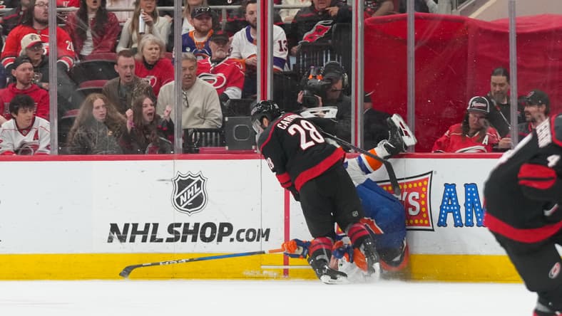 NHL: New York Islanders at Carolina Hurricanes