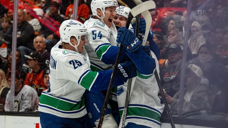 NHL: Vancouver Canucks at Anaheim Ducks