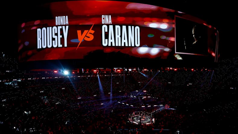 rousey vs carano