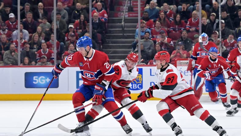 NHL: Carolina Hurricanes at Montreal Canadiens