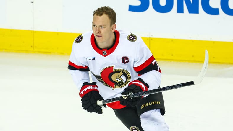 NHL: Ottawa Senators at Calgary Flames