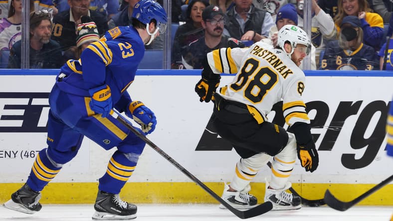 NHL: Stanley Cup Playoffs-Boston Bruins at Buffalo Sabres