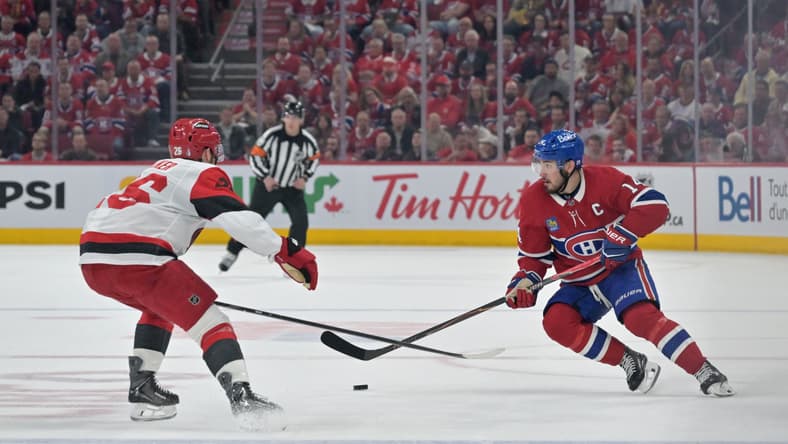 NHL: Stanley Cup Playoffs-Carolina Hurricanes at Montreal Canadiens