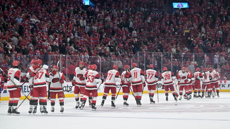 NHL: Stanley Cup Playoffs-Carolina Hurricanes at Montreal Canadiens