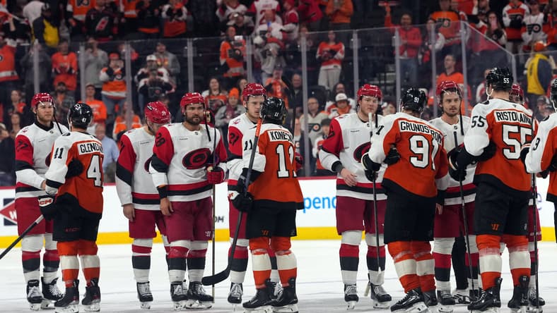 NHL: Stanley Cup Playoffs-Carolina Hurricanes at Philadelphia Flyers