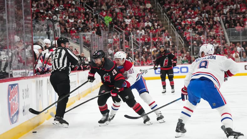 NHL: Stanley Cup Playoffs-Montreal Canadiens at Carolina Hurricanes