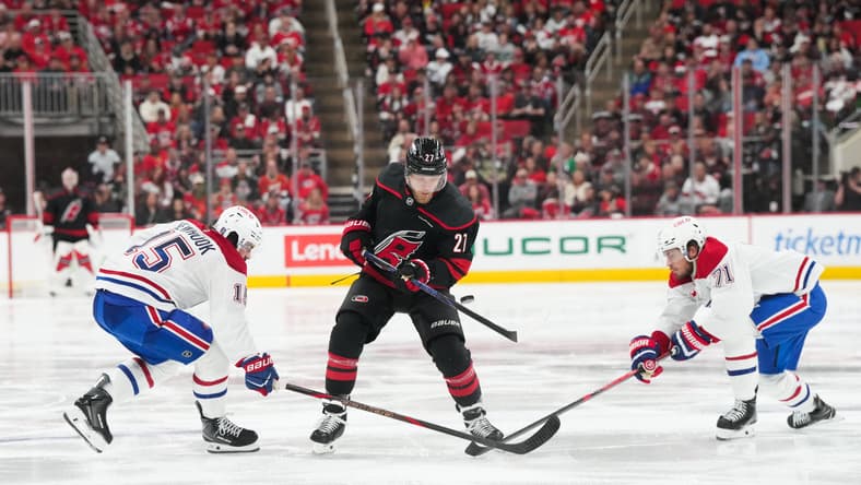 NHL: Stanley Cup Playoffs-Montreal Canadiens at Carolina Hurricanes