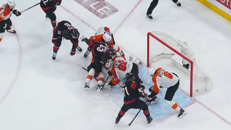 NHL: Stanley Cup Playoffs-Philadelphia Flyers at Carolina Hurricanes