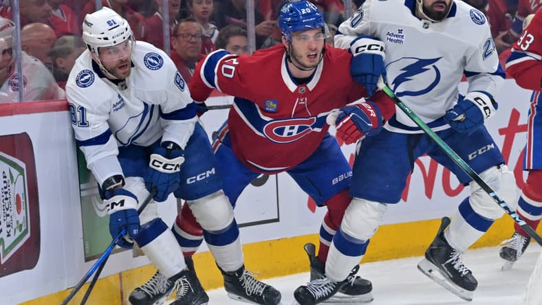 NHL: Stanley Cup Playoffs-Tampa Bay Lightning at Montreal Canadiens