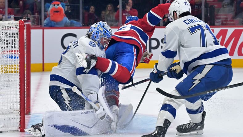 NHL: Stanley Cup Playoffs-Tampa Bay Lightning at Montreal Canadiens