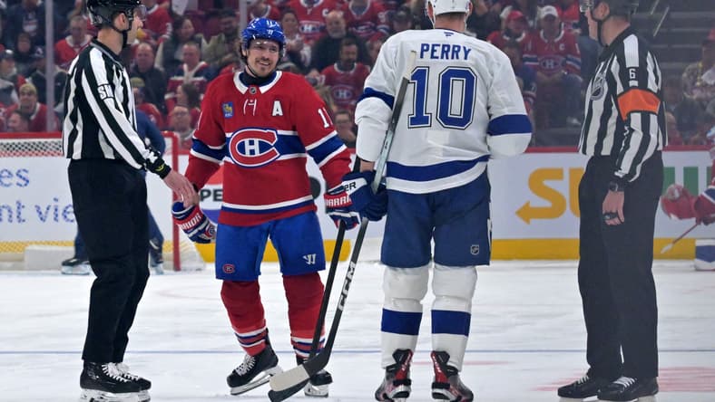 NHL: Stanley Cup Playoffs-Tampa Bay Lightning at Montreal Canadiens