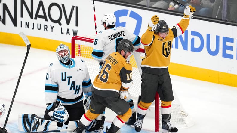 NHL: Stanley Cup Playoffs-Utah Mammoth at Vegas Golden Knights