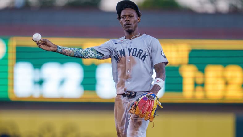 MLB: New York Yankees at Athletics