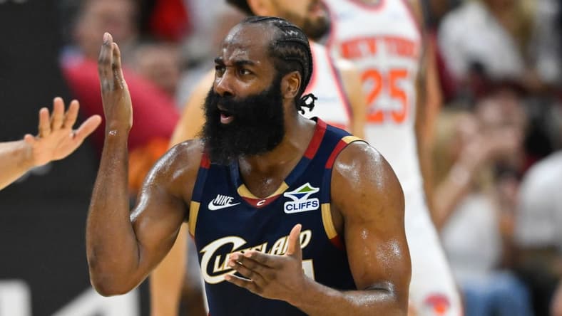NBA: Playoffs-New York Knicks at Cleveland Cavaliers