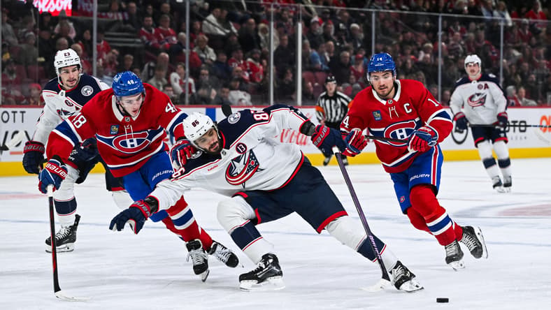 NHL: Columbus Blue Jackets at Montreal Canadiens, kirill marchenko