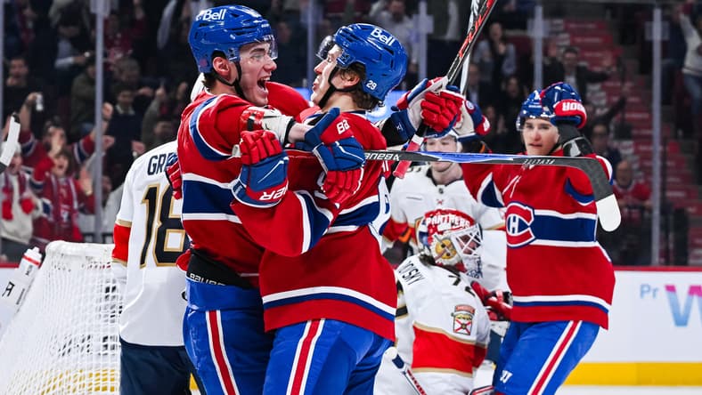 NHL: Florida Panthers at Montreal Canadiens, Juraj Slafkovsky