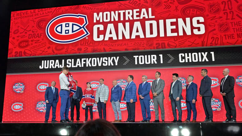 NHL: NHL Draft, montreal canadiens draft jurar slafkovsky