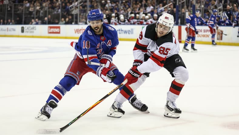NHL: New Jersey Devils at New York Rangers