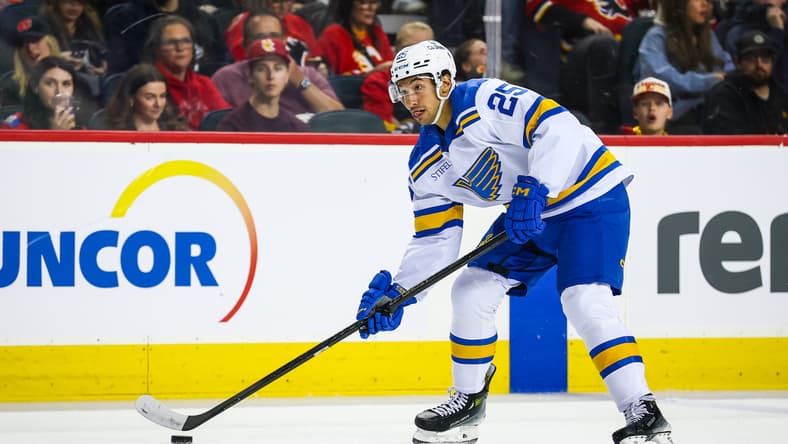 NHL: St. Louis Blues at Calgary Flames