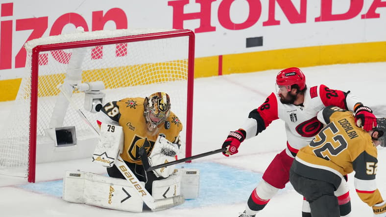 NHL: Stanley Cup Final-Carolina Hurricanes at Vegas Golden Knights