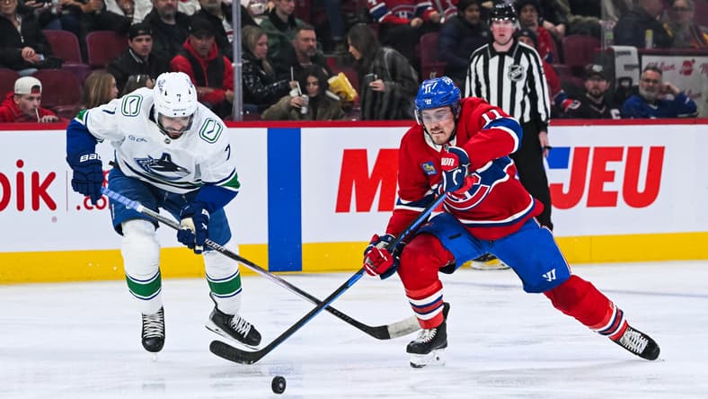 NHL: Vancouver Canucks at Montreal Canadiens