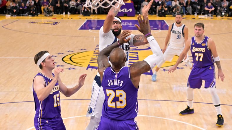 LeBron James and Anthony Davis