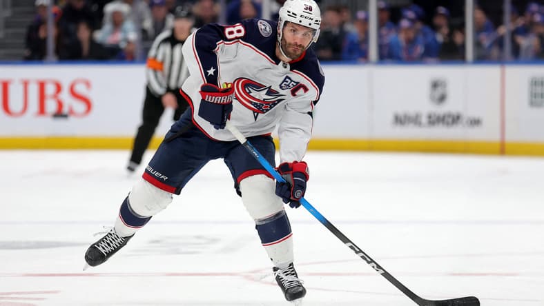 NHL: Columbus Blue Jackets at New York Islanders