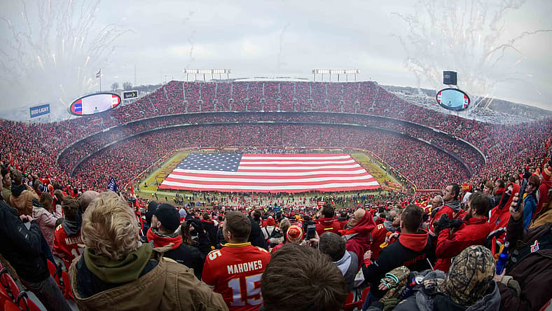 Arrowhead Stadium during a Kansas City Chiefs game