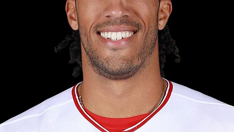 Mar 16, 2022; USA; Los Angeles Angels Dillon Thomas poses for a 2022 MLB portrait. Mandatory Credit: MLB photos via USA TODAY Sports