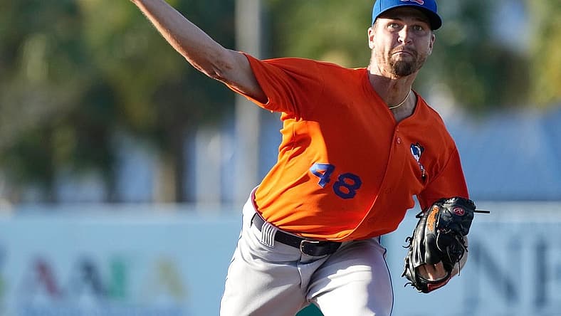 Jacob deGrom makes a rehab start during a game with the Daytona Tortugas in Daytona Beach, Friday, July 8, 2022.
Degrom Daytona06