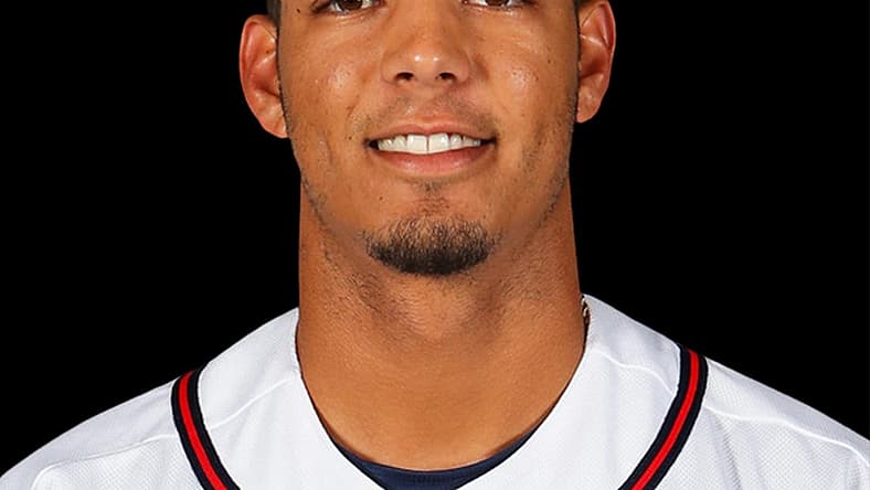 Mar 17, 2022; USA; Atlanta Braves Vaughn Grissom poses for a 2022 MLB portrait. Mandatory Credit: MLB photos via USA TODAY Sports