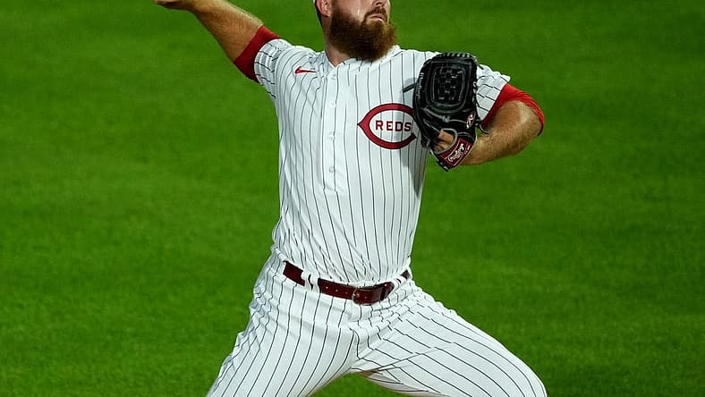Cincinnati Reds relief pitcher Buck Farmer (46) delivers a pitch during the fifth inning of a baseball game against the Chicago Cubs, Thursday, Aug. 11, 2022, at the MLB Field of Dreams stadium in Dyersville, Iowa.
Mlb Field Of Dreams Game Cincinnati Reds At Chicago Cubs Aug 11 3942