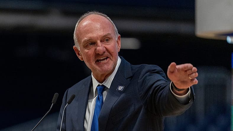The reintroduction of Thad Matta, at Hinkle Fieldhouse, Wednesday, April 6, 2022, for his second stint as head coach of the men s basketball program at Butler University.