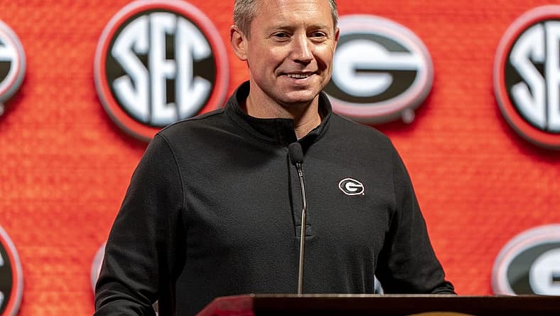 Oct 19, 2022; Birmingham, Alabama, US; Georgia Bulldogs head coach Mike White during the SEC Basketball Media Days at Grand Bohemian Hotel. Mandatory Credit: Marvin Gentry-USA TODAY Sports