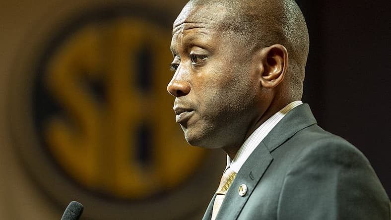 Oct 19, 2022; Birmingham, Alabama, US; Missouri Tigers head coach Dennis Gates during the SEC Basketball Media Days at Grand Bohemian Hotel. Mandatory Credit: Marvin Gentry-USA TODAY Sports