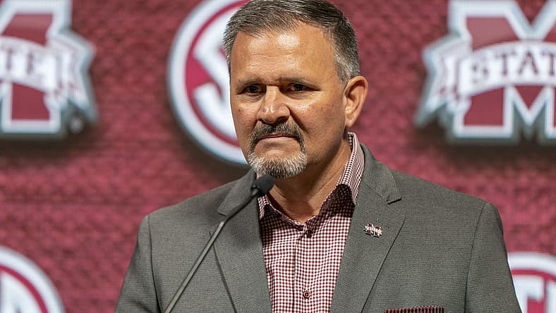 Oct 19, 2022; Birmingham, Alabama, US; Mississippi State Bulldogs head coach Chris Jans during the SEC Basketball Media Days at Grand Bohemian Hotel. Mandatory Credit: Marvin Gentry-USA TODAY Sports