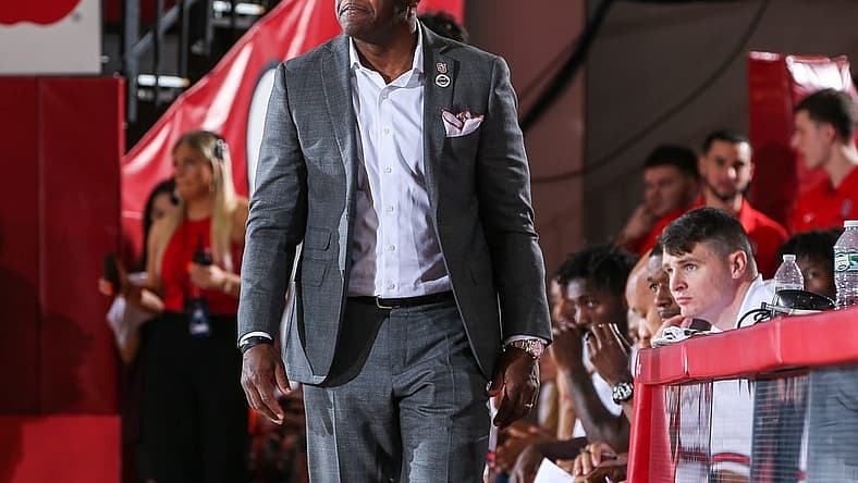 Nov 17, 2022; Queens, New York, USA; St. John's Red Storm head coach Mike Anderson at Carnesecca Arena. Mandatory Credit: Wendell Cruz-USA TODAY Sports