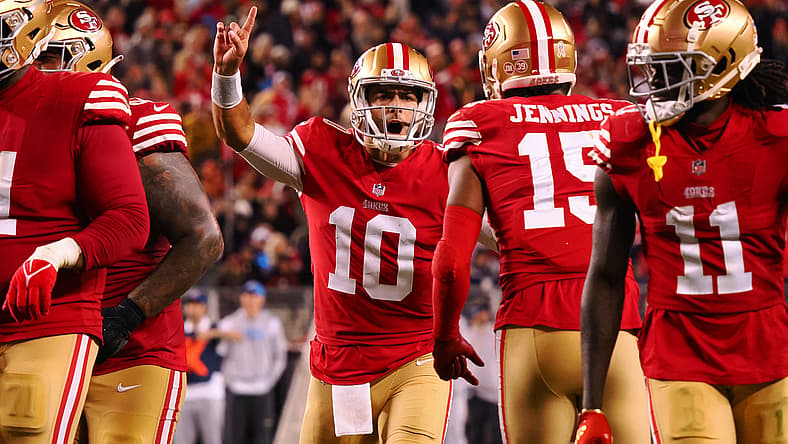 san francisco 49ers at arizona cardinals: jimmy garoppolo
